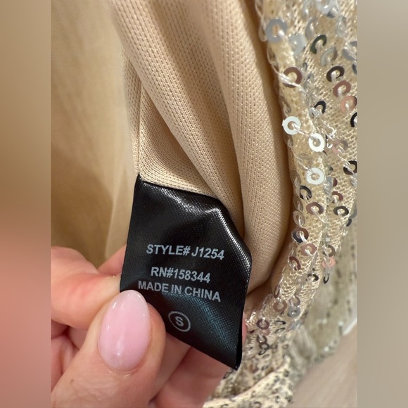 NWOT Calvin Tran Revolve Sequin Romper - Picture 3 of 4
